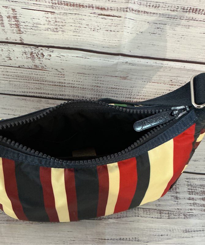 Women's Le Sportsac x Libertine Striped Eton Mini Crescent