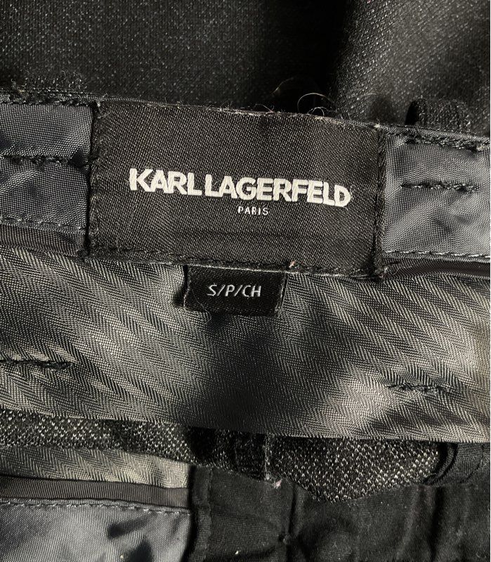 Karl Lagerfeld Paris Men's Dress Capri Cargo Pants Black S