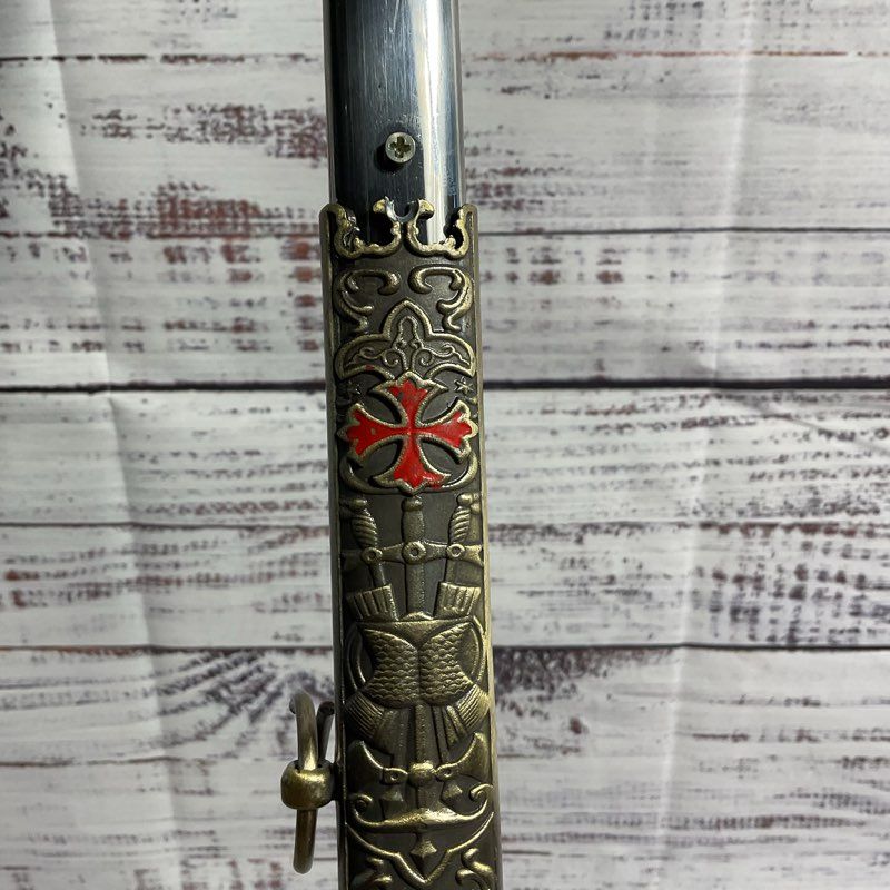 Masonic Knights Templar Ceremonial Dress Sword w/ Scabbard *NO CHAIN*