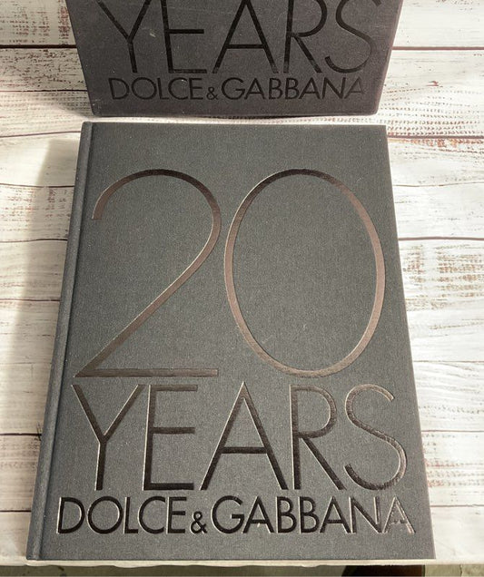 Dolce Gabbana 20 Years Photo Book Fashion Collectible 2005 Hardcover
