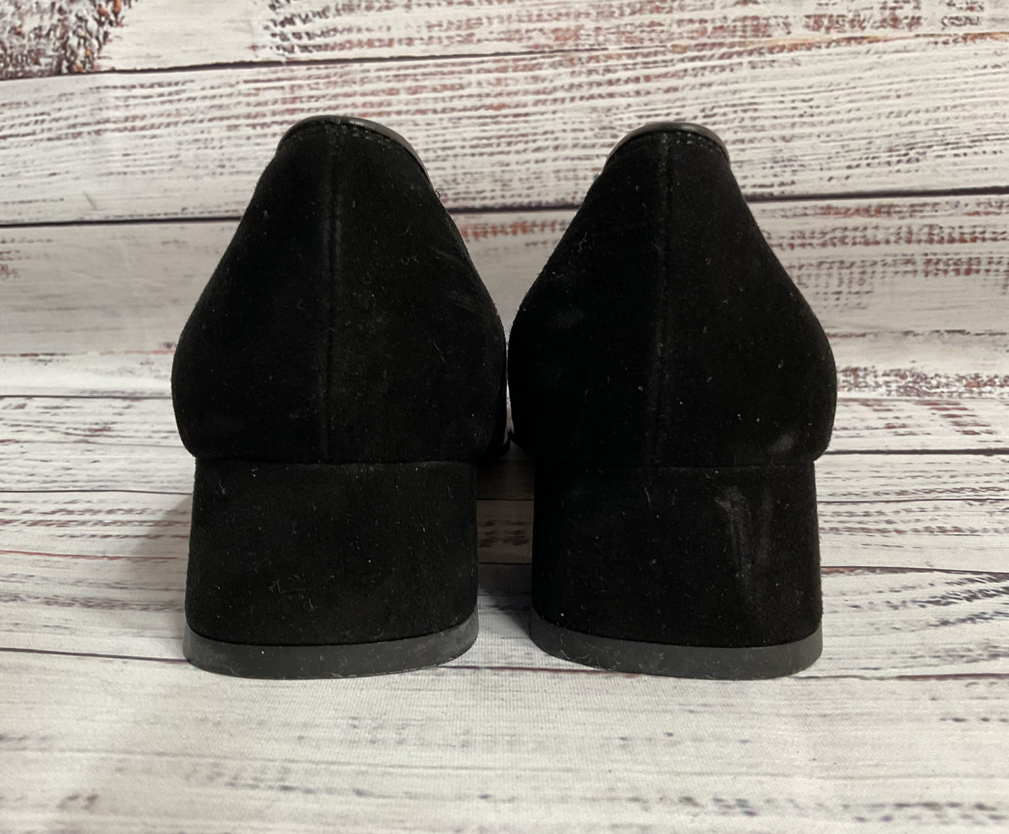 Salvatore Ferragamo Women's Brown Suede Pump Heels Size 5 Made in Italy