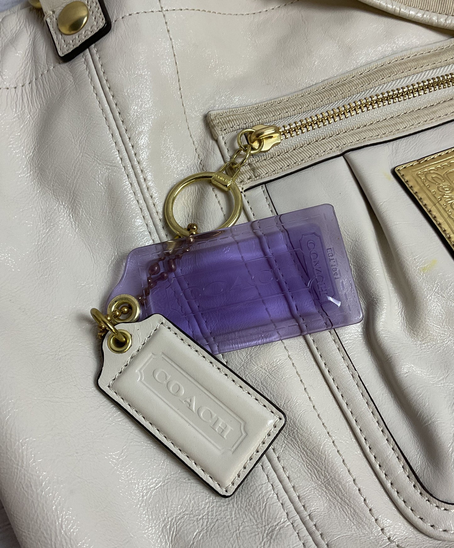 Super Cute 2010 Limited Edition Coach Poppy Bella Sparkle Tote A1020-14565