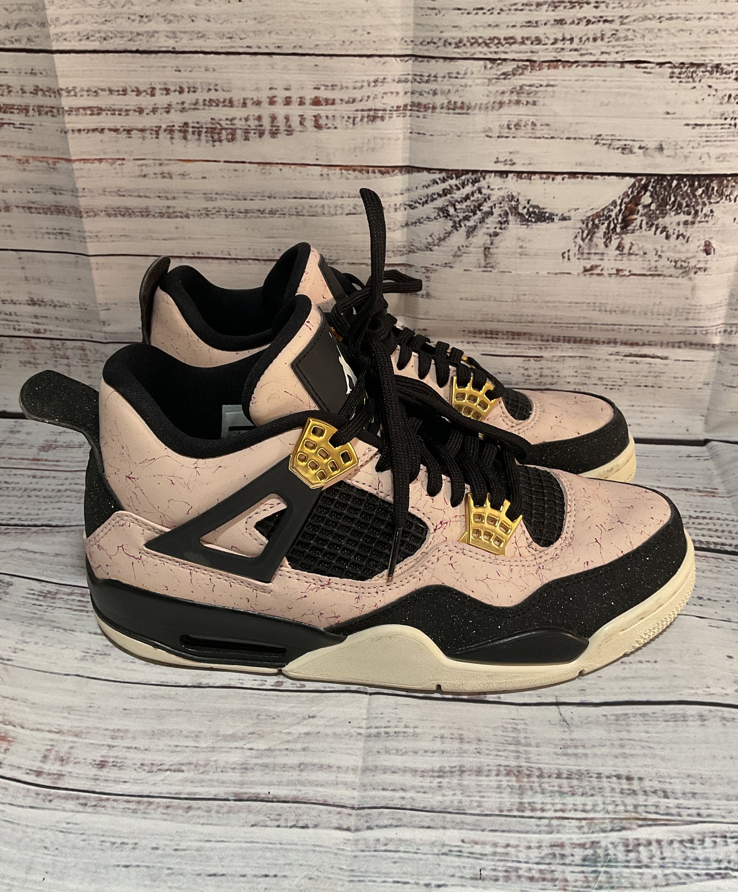 Air Jordan 4 Retro Splatter Sneakers Multicolor 7