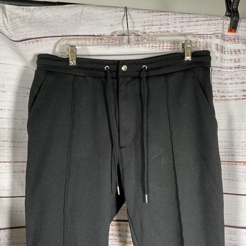 MITCHELL & NESS Jasper Knit Men's Black Jacket & Drawstring Pants- SZ L