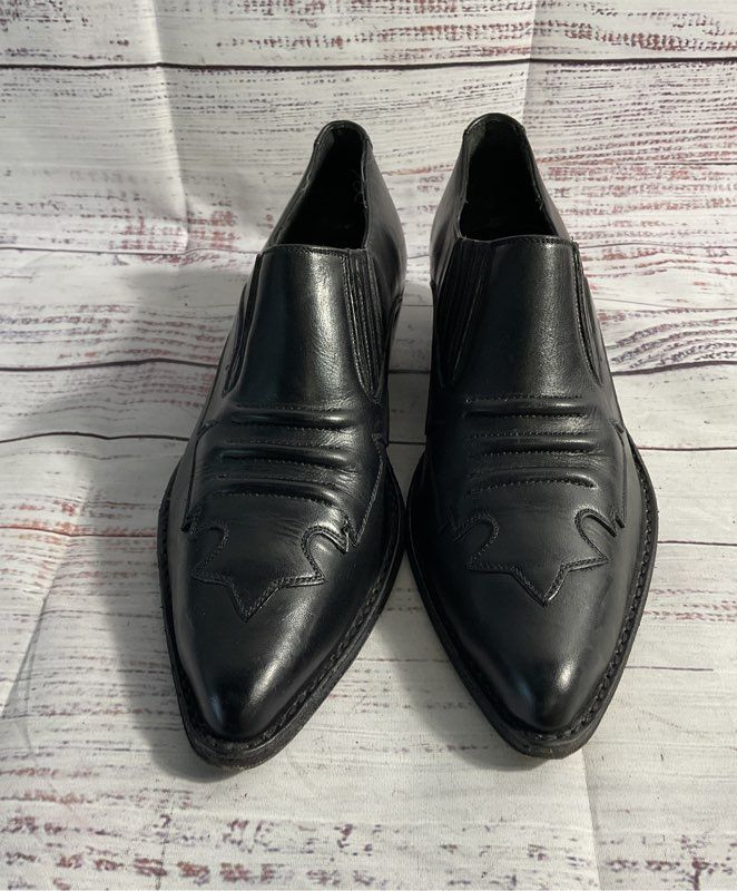 Seychelles Women's Black Leather Ankle Booties Size 6 Made in Mexico