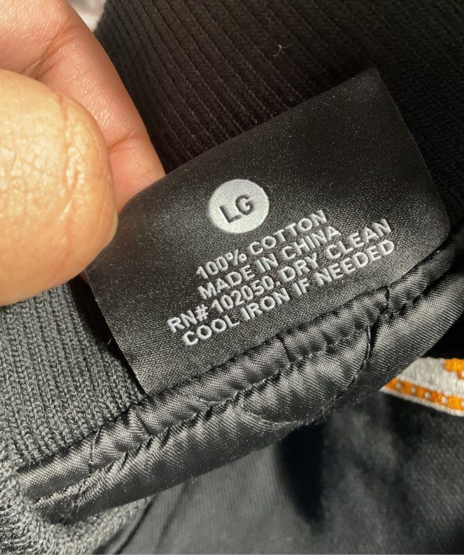 Jack Daniel's Old NO7 Brand Men's Las Vegas Themed Black Zip UP Jacket Size L