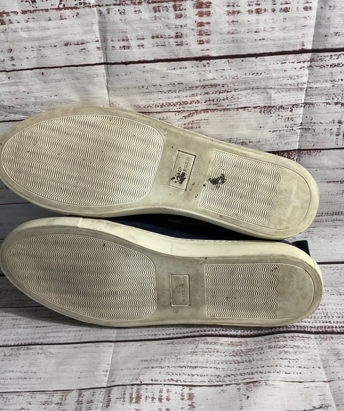 Sid Mashburn Golden Blue Suede Slip On Rubber Sole Boat Shoe Loafers Size 13