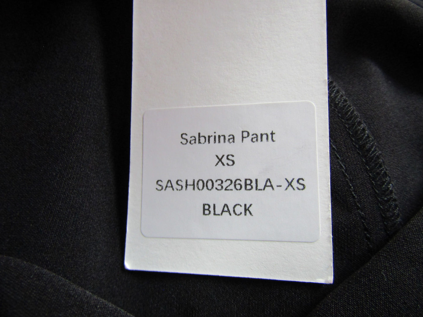 Sasha Therese Sabrina Women's Black Belted Pants Size XS