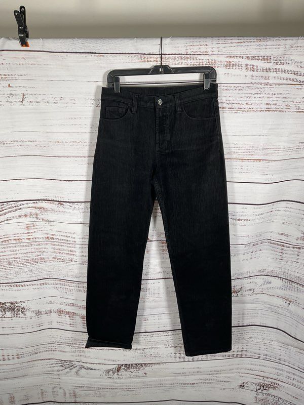 Women's Massimo Dutti Cotton Blend Black Pants Size 4 US/ EU 36 Made in Turkey