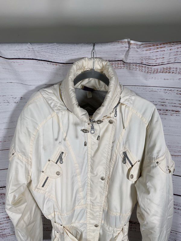 Women's Killy Ski Snow Suit White Polyester Size 8 US