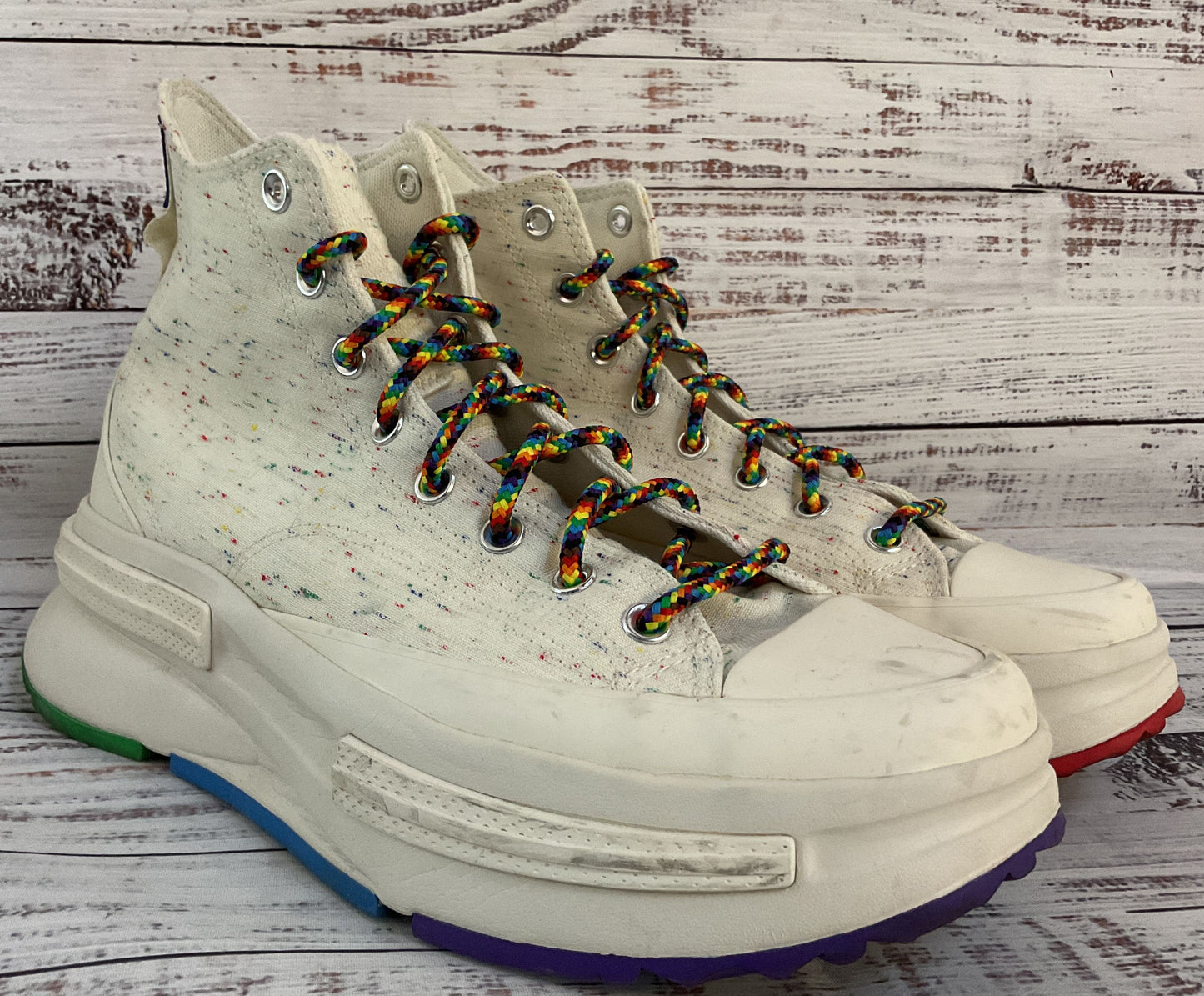 Converse Chuck Taylor Run Star Legacy CX Pride Men's High Top Sneakers A06027C
