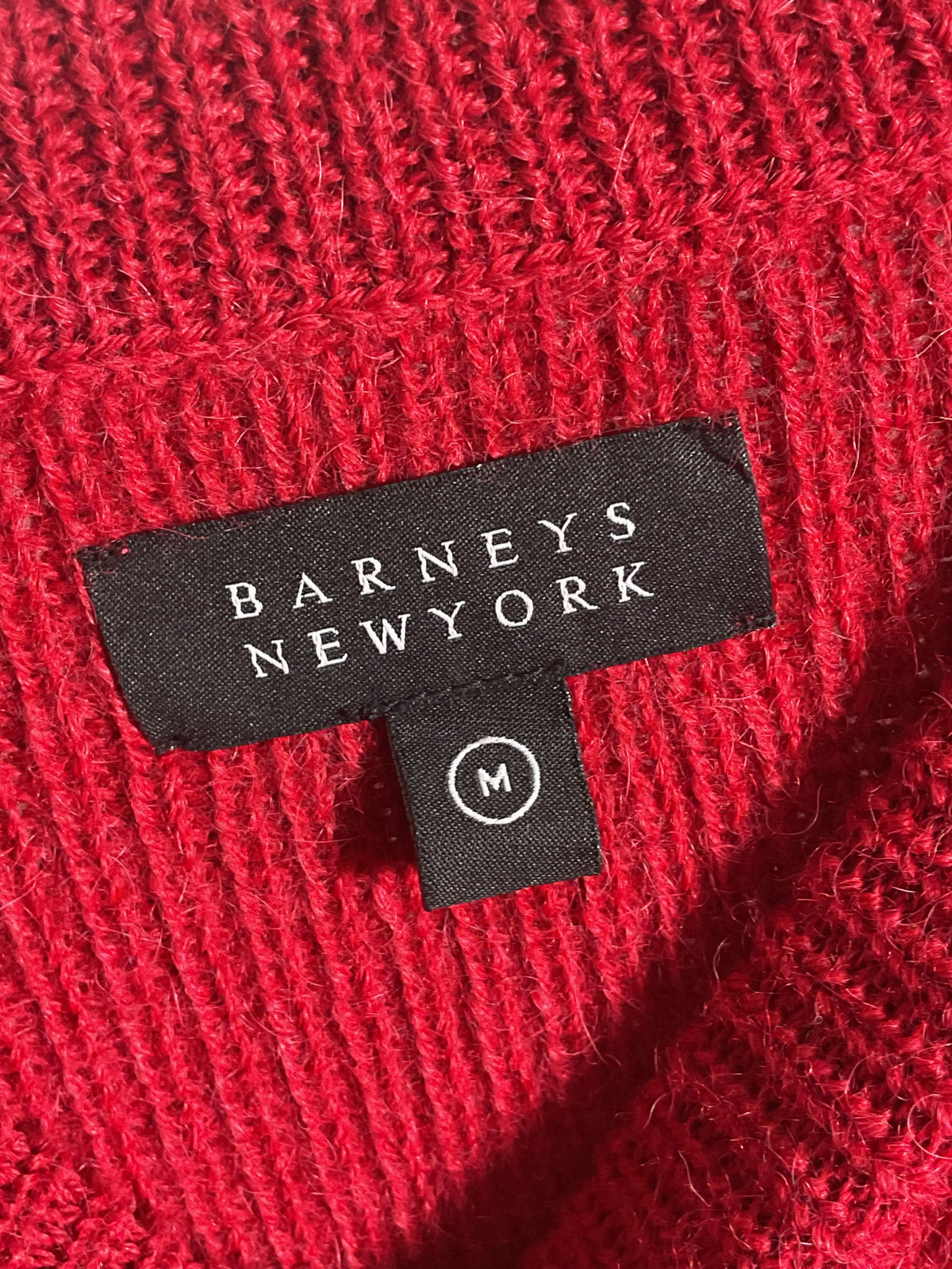 Barneys New York Red Red Pullover Sweater - Size M
