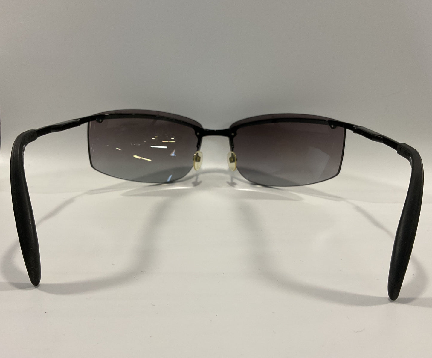 Diesel Jumbo Jet Men's Black Rimless Sport Wrap Sunglasses