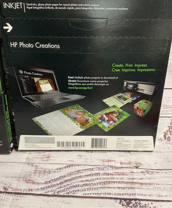 2-Packs! HP Everyday 50 Glossy Photo Paper Sheets Letter 8.5 x 11-Inch Sealed