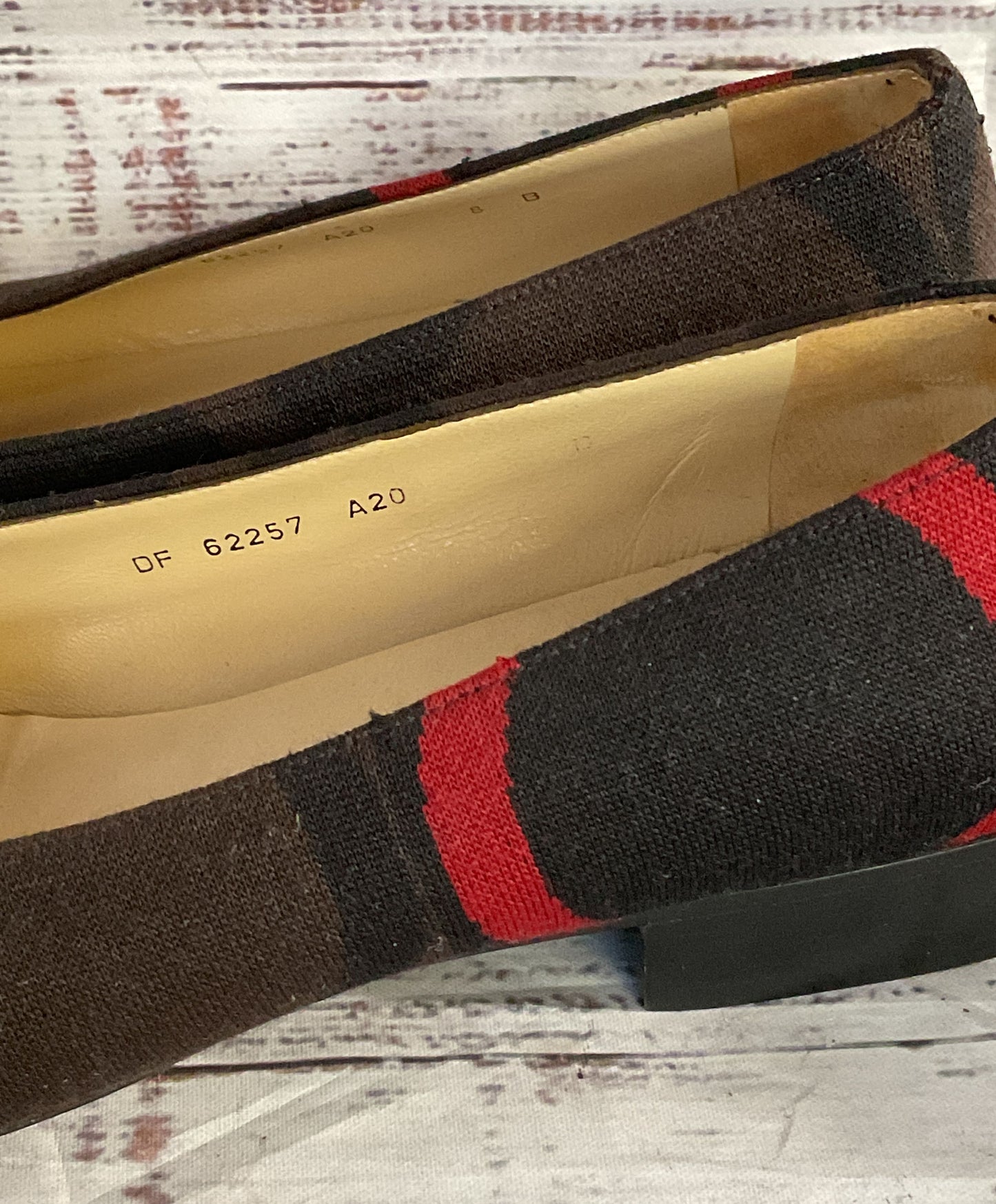 Salvatore Ferragamo Square Toe Logo Pattern Pump Heels Multicolor 8