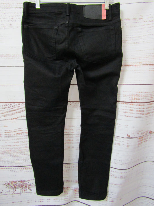 Acne Studios Bla Konst North Stay Black Men's Slim Fit Jeans Size 32 x 27