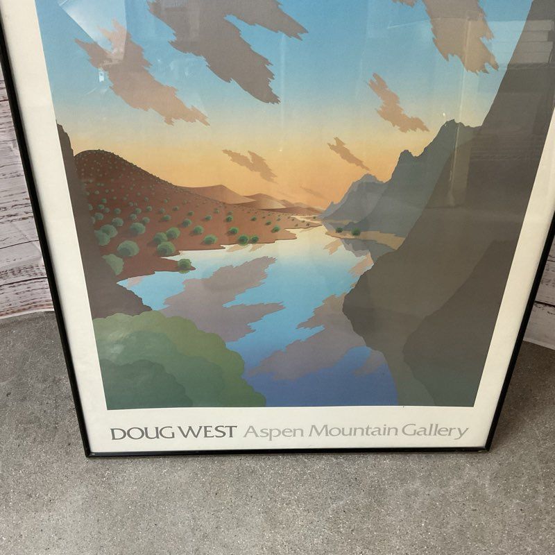 "Born on the Wing" Aspen Mountain Gallery Landscape Print by Doug West, Framed