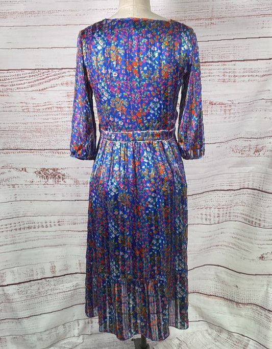 Ba&sh Reese Floral Midi Dress Multicolor S