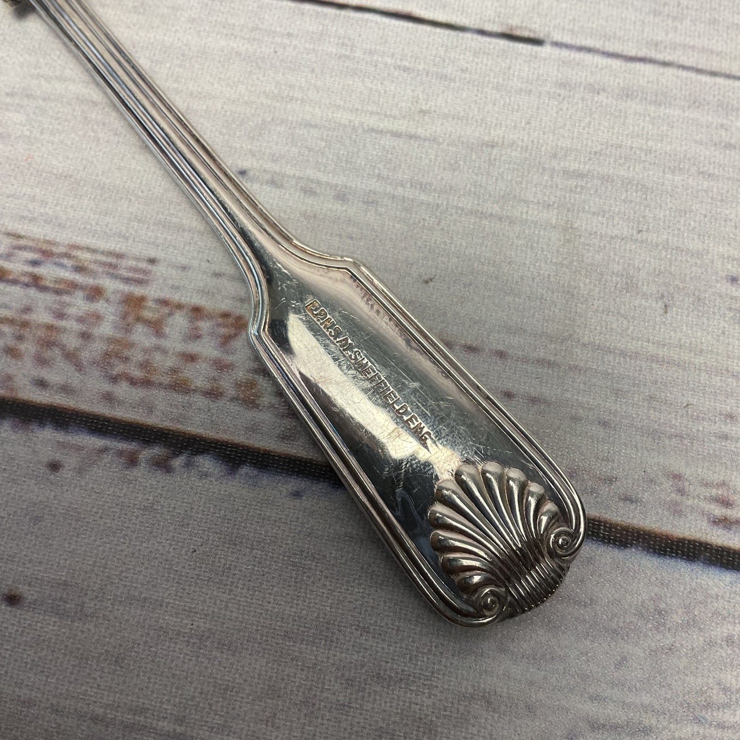 Samuel Peace Sheffield England Stainless Silver Plate Flatware Lot Of 8 Pieces