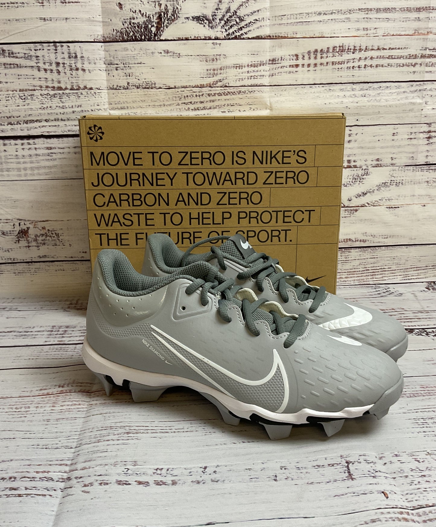 Nike W Hyperdiamond 4 Keystone Women's Softball Wolf Grey Athletic Cleats
