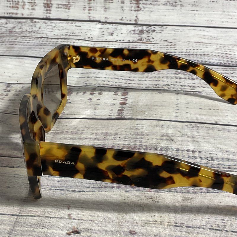 Prada SPR 28P Printed Square Women's Sunglasses - Size 51-20