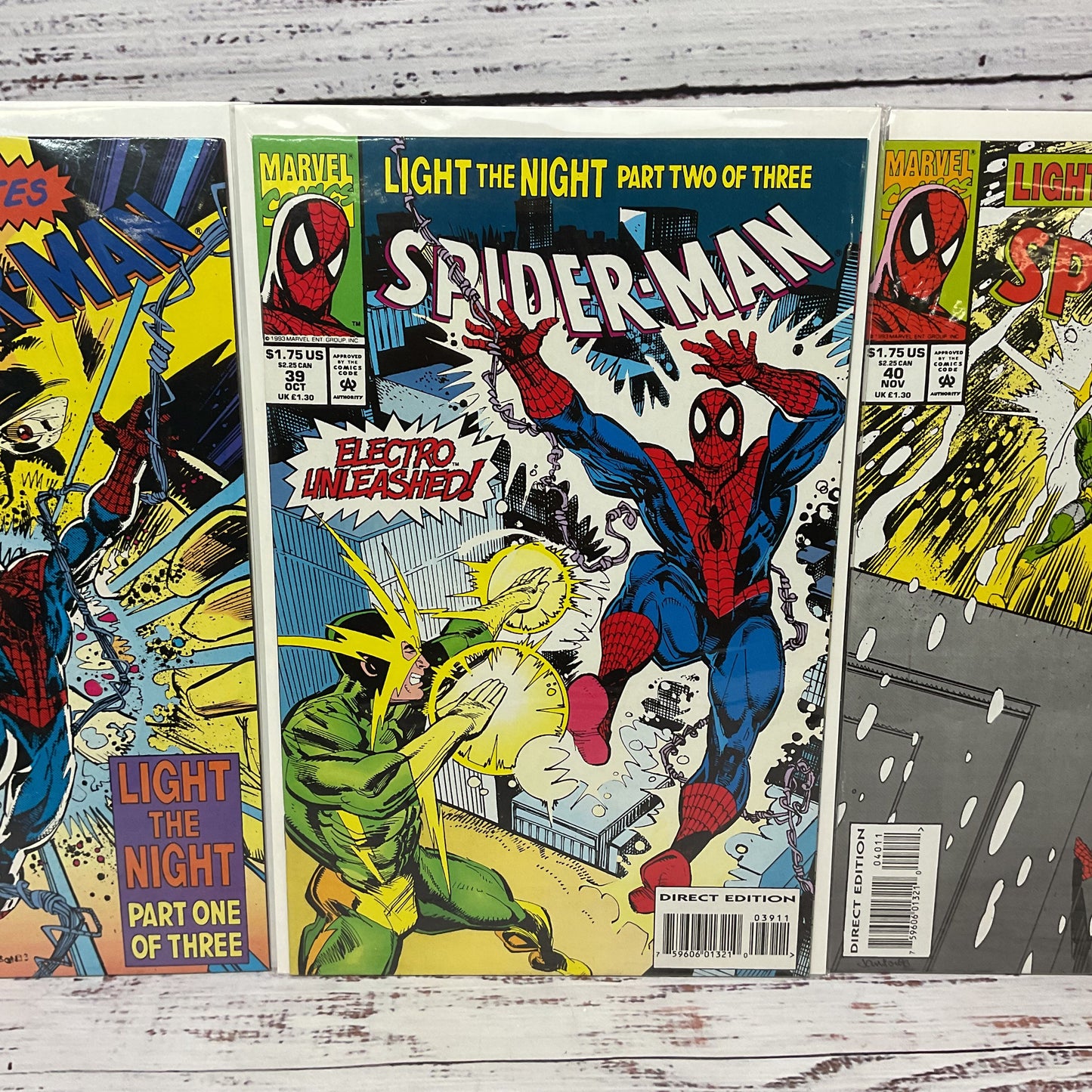 Spider-Man Light The Night Electro Part 1-3 Complete #38-40
