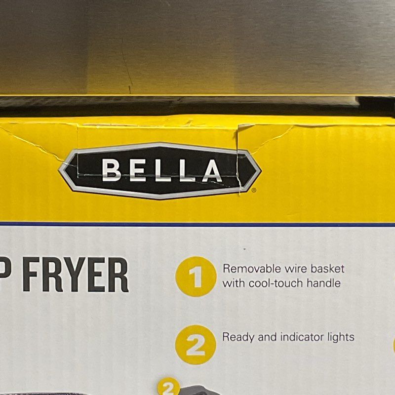 NOB Bella Large 3.5L Countertop Deep Fryer