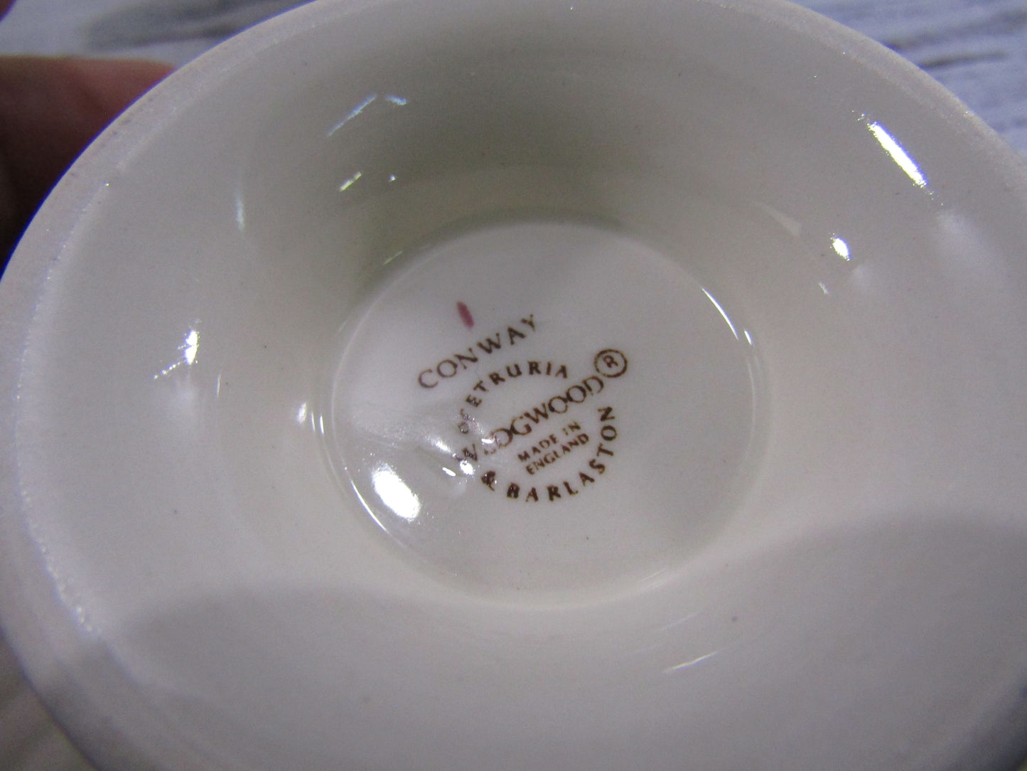 Wedgwood Conway Floral Cream Soup Bowl Made in England Set of 10