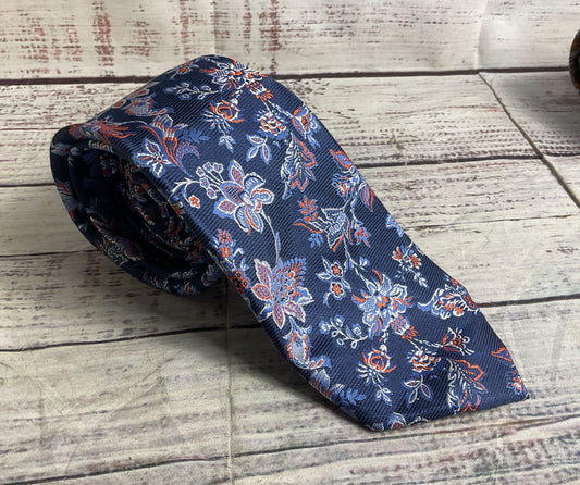 Paul Frederick Floral Paisley Lot of 2 Ties Multicolor OS