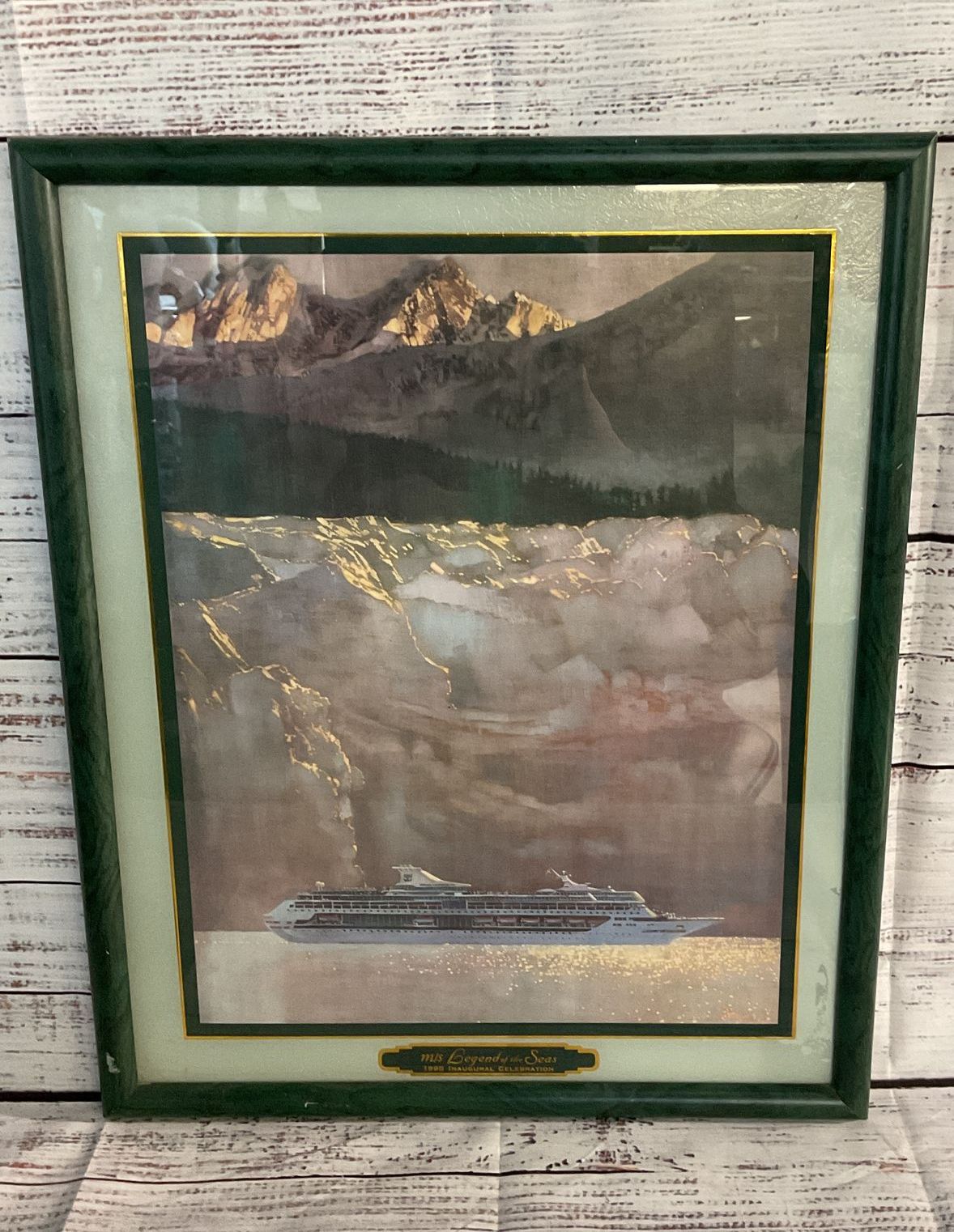 Legend of the Seas Royal Caribbean 1995 Inaugural Lithograph Bernie Fuchs