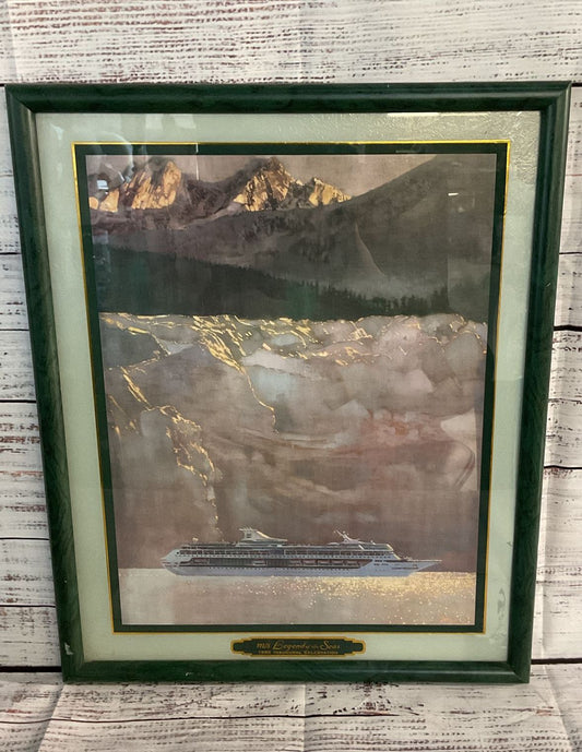 Legend of the Seas Royal Caribbean 1995 Inaugural Lithograph Bernie Fuchs