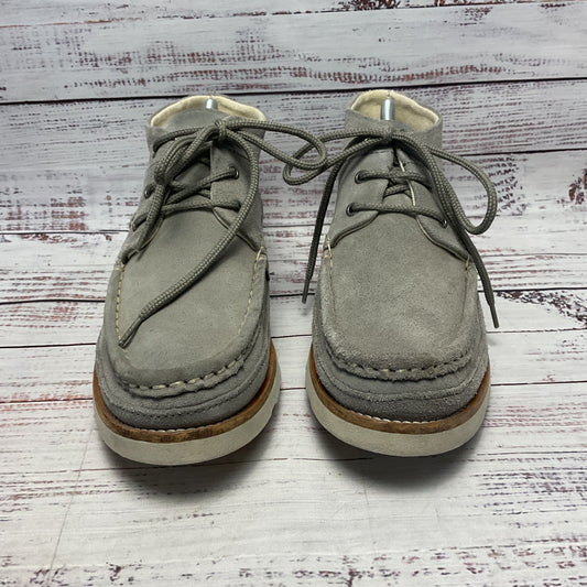 Pointer Connor Grey Suede Wedge Sole Chukka Boot Men Size 9