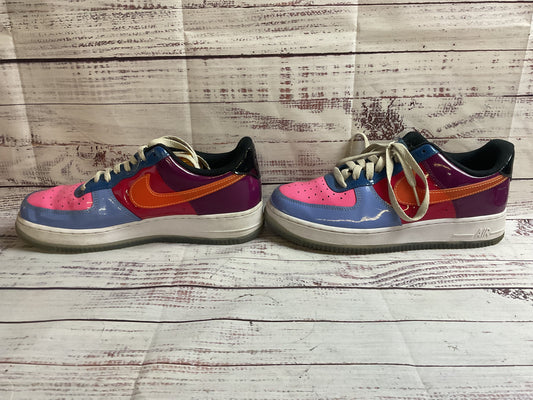 Nike x Undefeated Air Force 1 Low SP Total Orange Sneaker Athletic Shoes Men 8