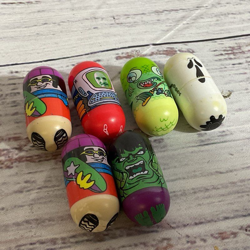 Lot of 6 Moose Toys Inc. MIGHTY BEANZ Beans