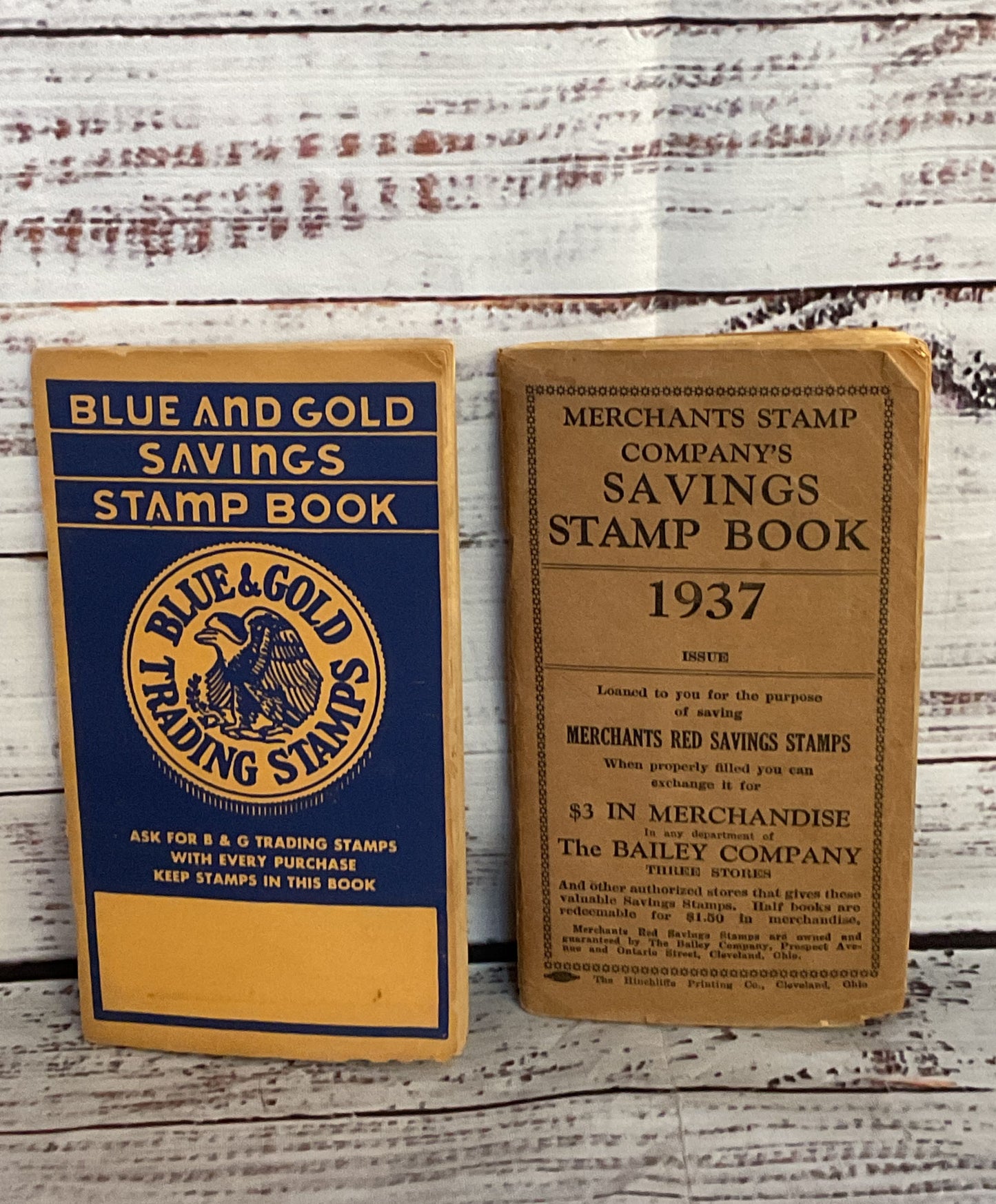 Vintage Lot of 10 Blue Chip Merchant Savings Stamp Books