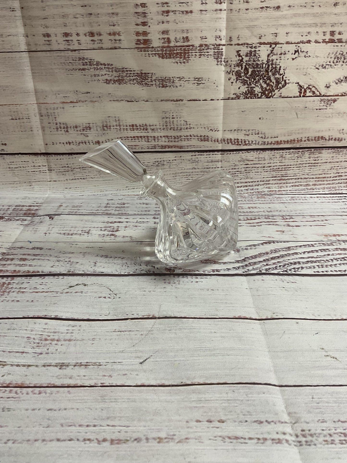 Astral Lead Crystal Perfume Bottle Diamond Shaped