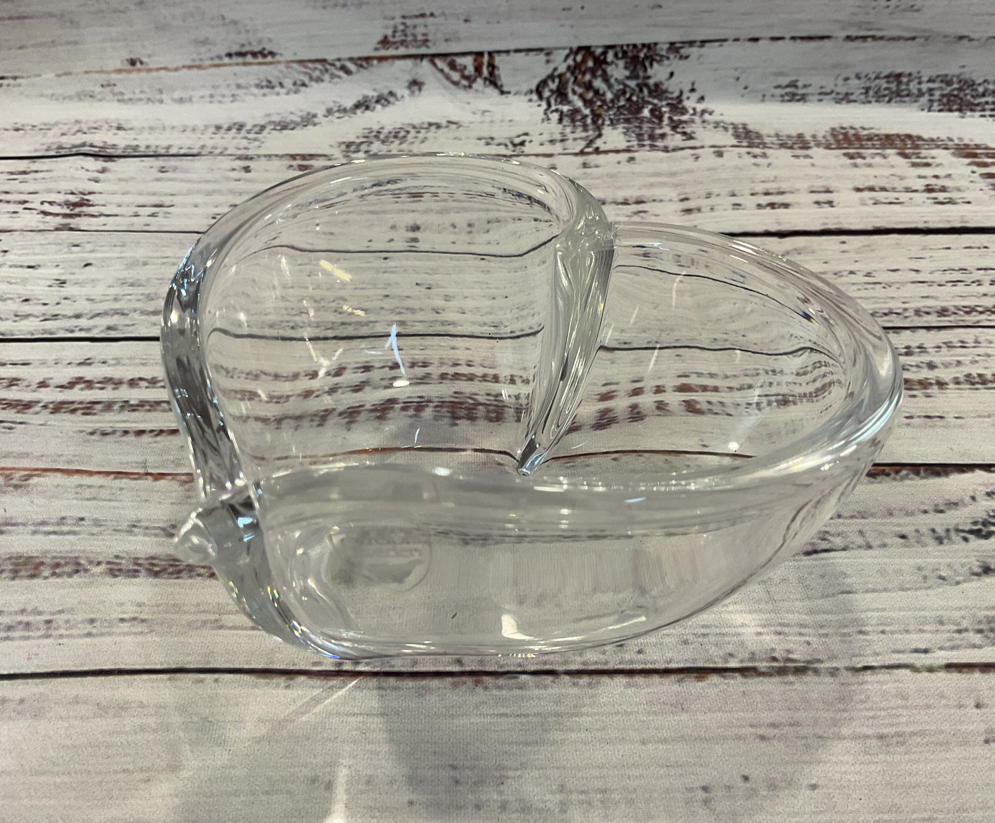 Orrefors Small Heart Votive Bowl