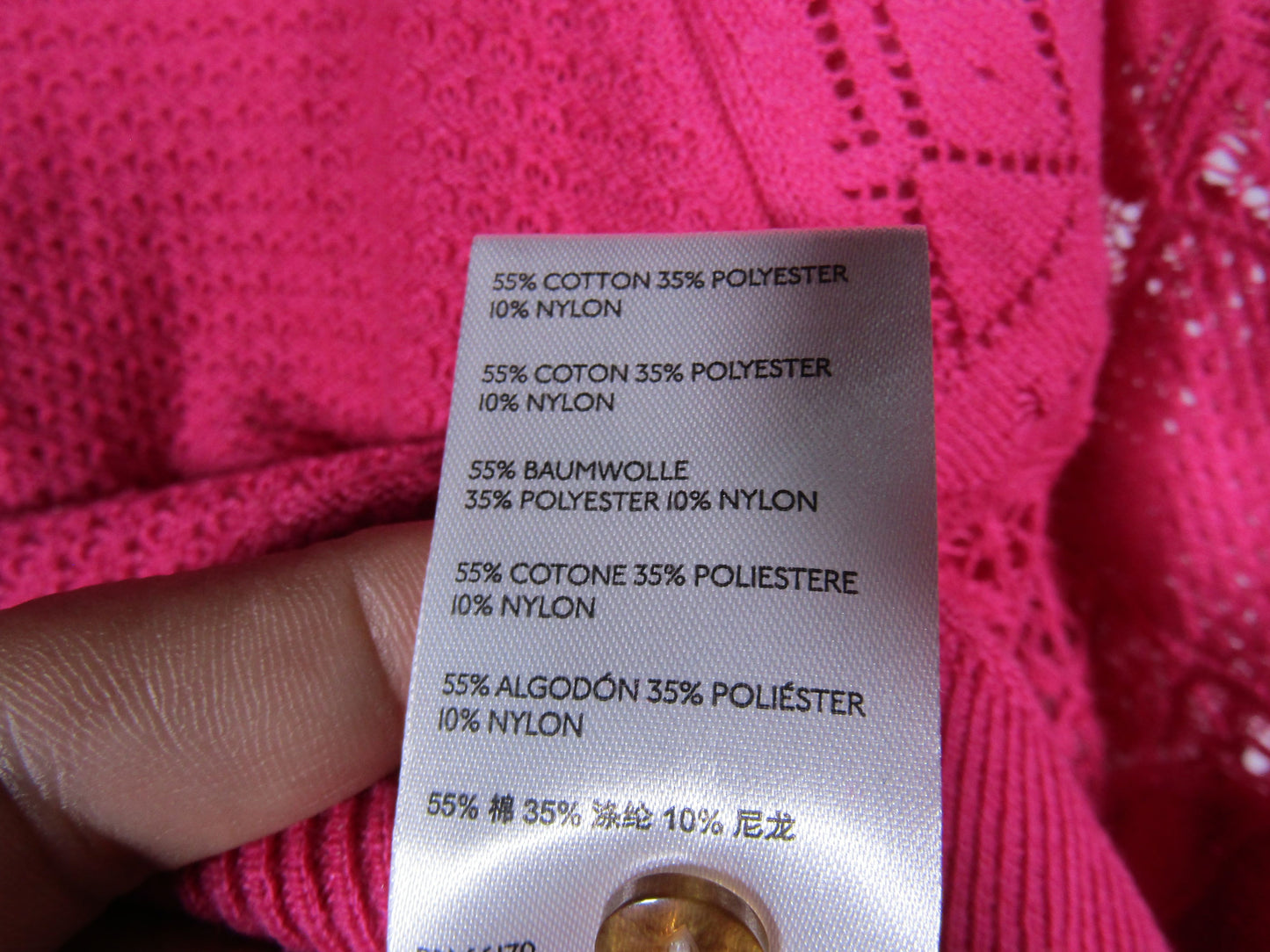 by Anthropologie Martina Women's Pink Pointelle Pullover Sweater Size XS