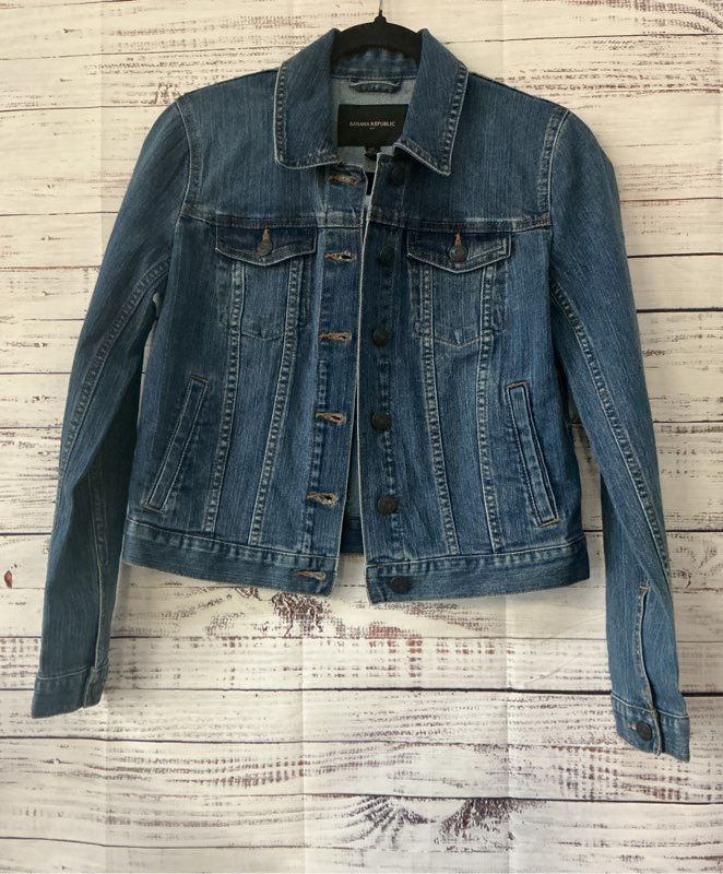 NWT Women's Banana Republic Denim Jacket Size XS