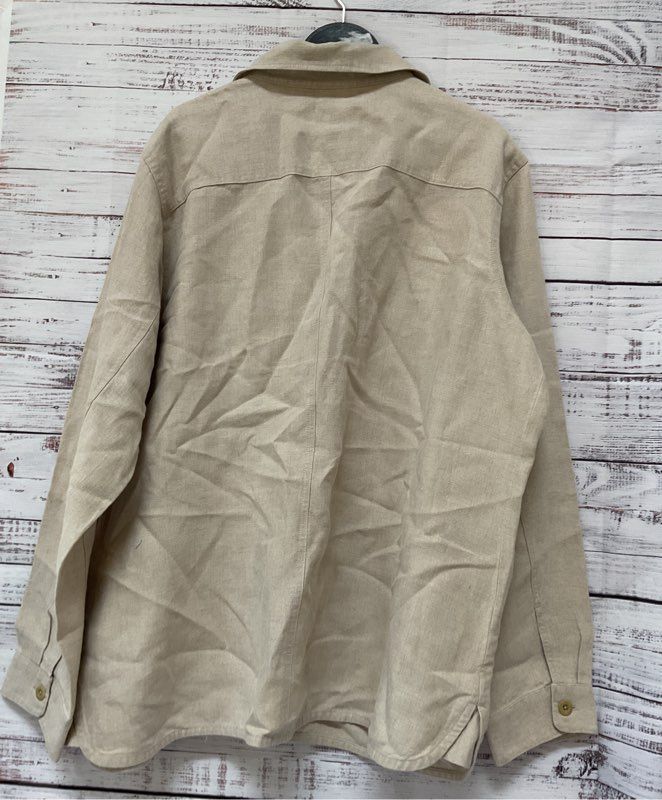 Women's Orvis Khaki Linen Jacket Size XL