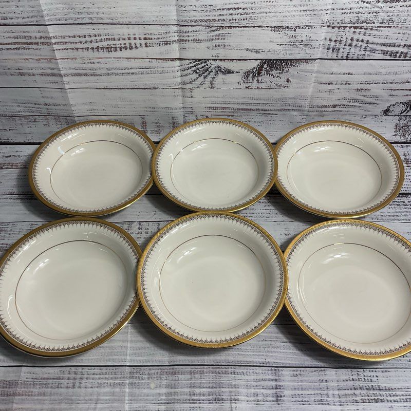Lot Of 6 VTG. 1972 Noritake Edinburgh 7146 Japanese Porcelain 7" Cereal Bowls