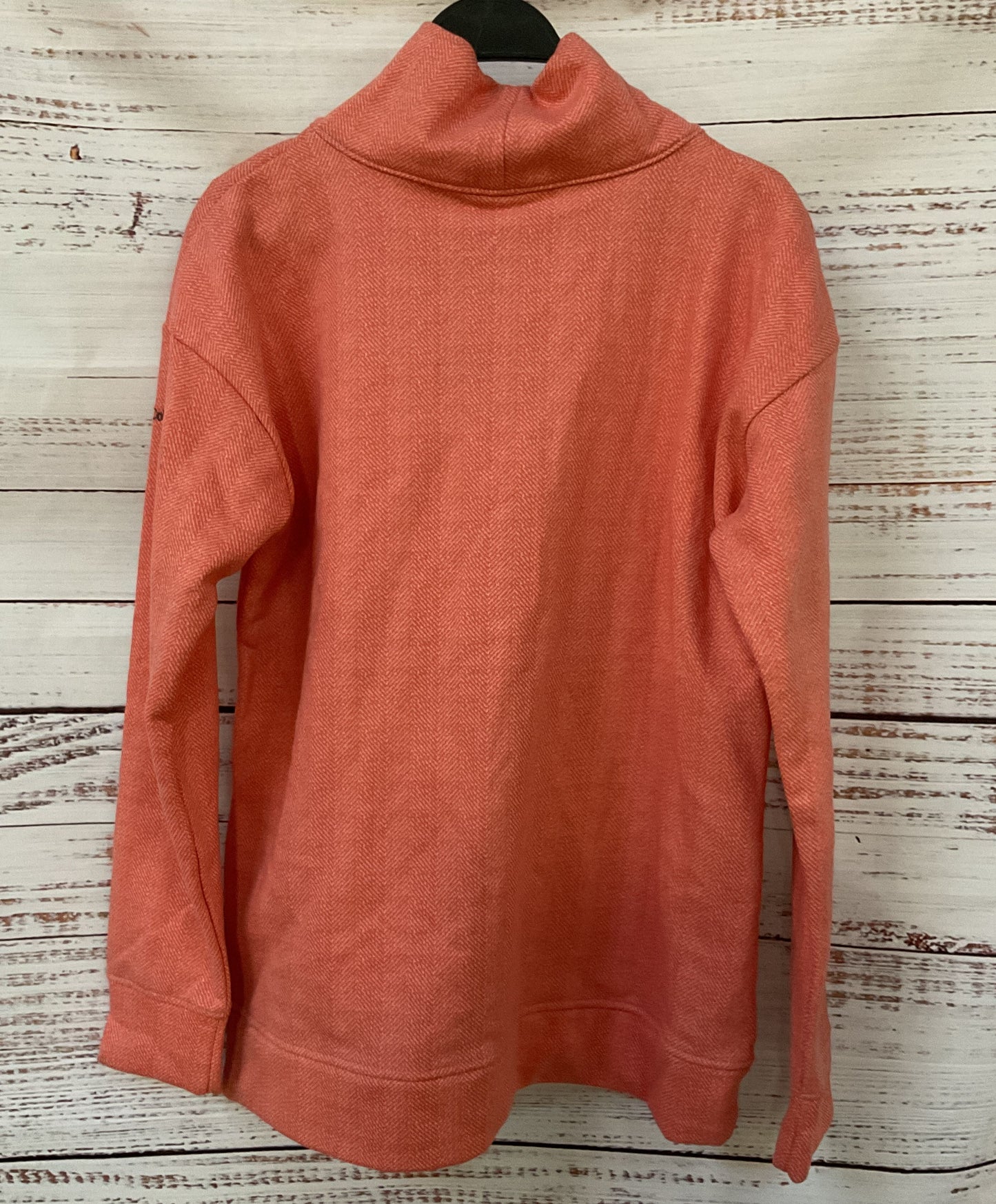 Columbia Upper Banks Funnel Women's Salmon Pullover Sweater Size L