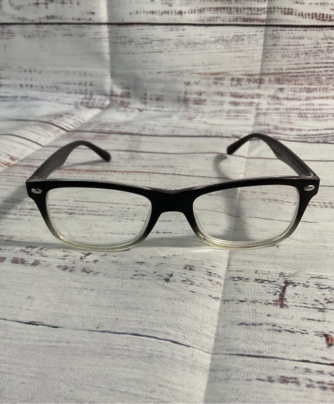 Lulu Guinness LRII 1.5 Black and Burgundy Eyeglasses Frames Only