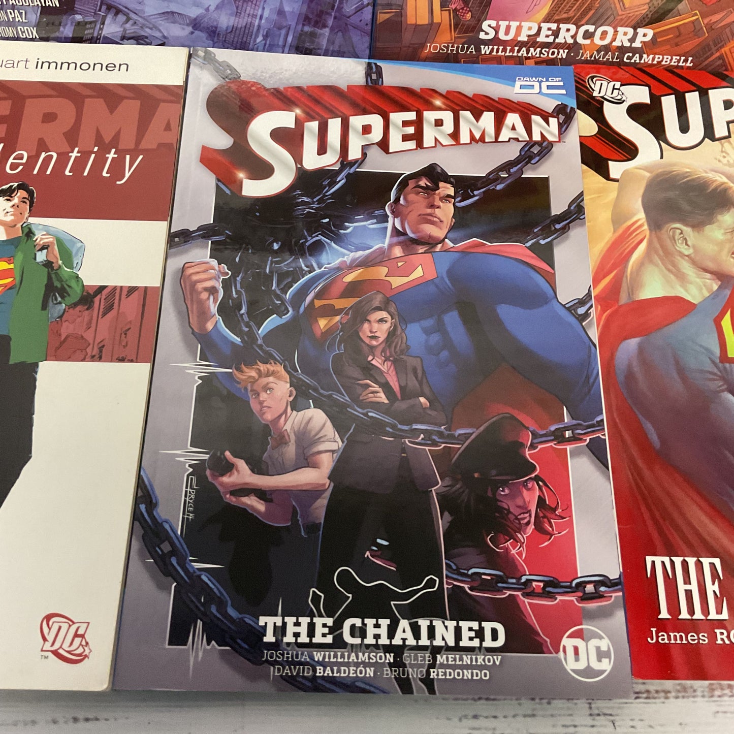 DC Comics Superman Graphic Novel Lot Of 7 Books Death and Return Lost Atlas