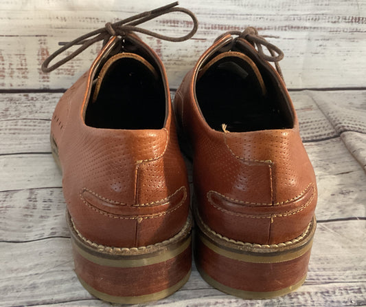 Rachel Comey Perforated Leather Oxford Dress Shoes Brown 8