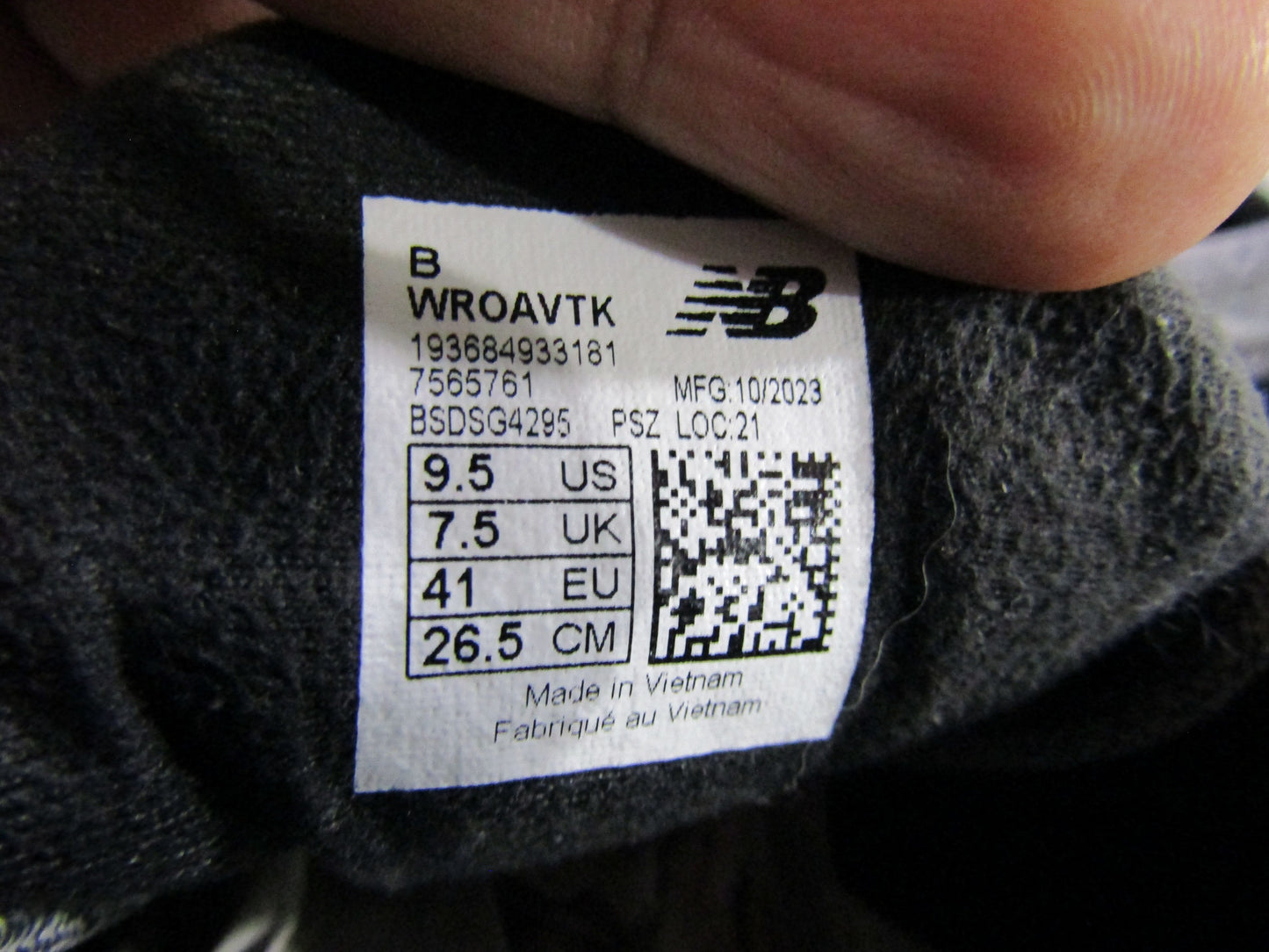 New Balance Fresh Foam Roav Women's Running Shoes Size 9.5 WROAVTK