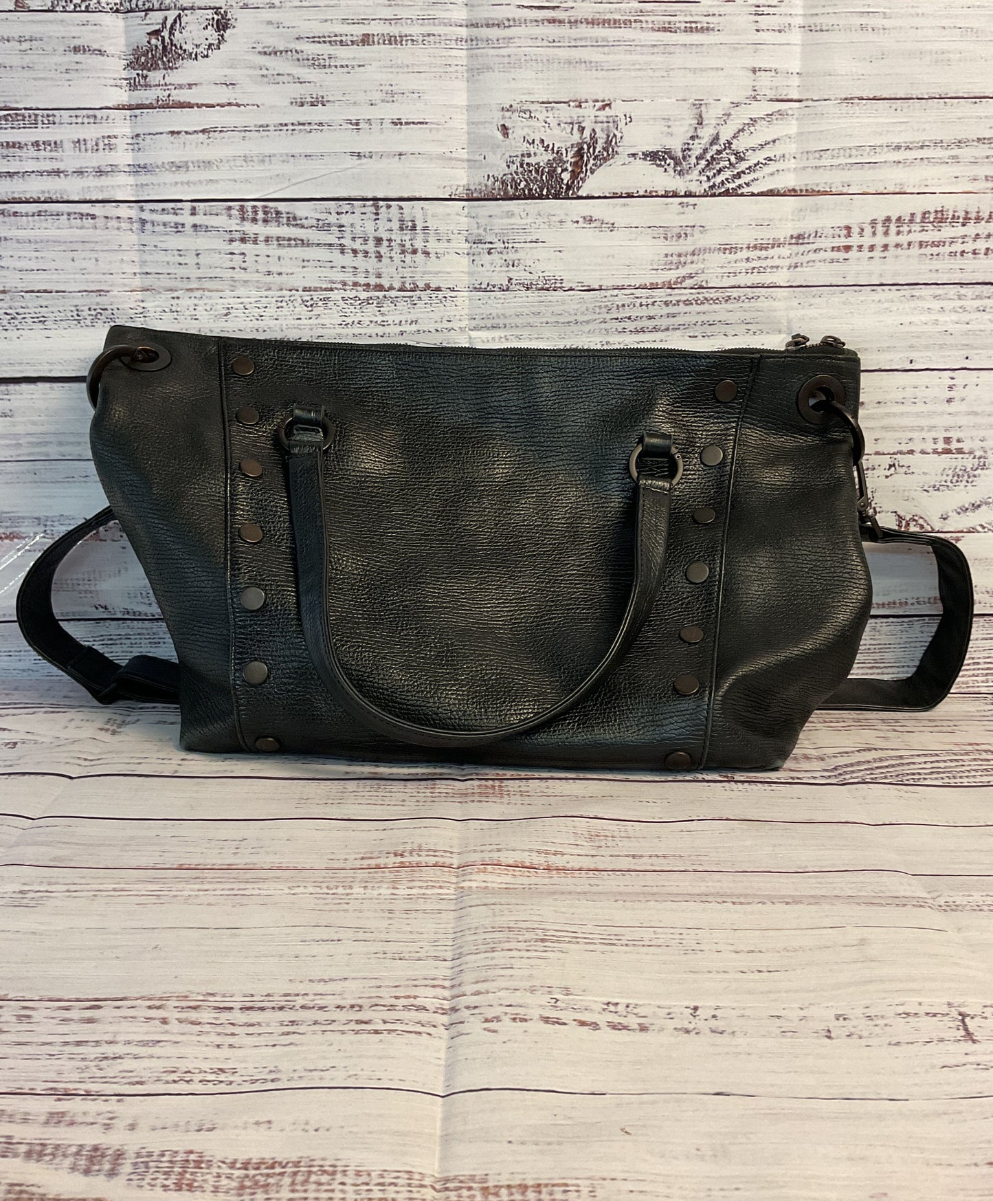 Women's Hammitt Black Leather Handbag with strap