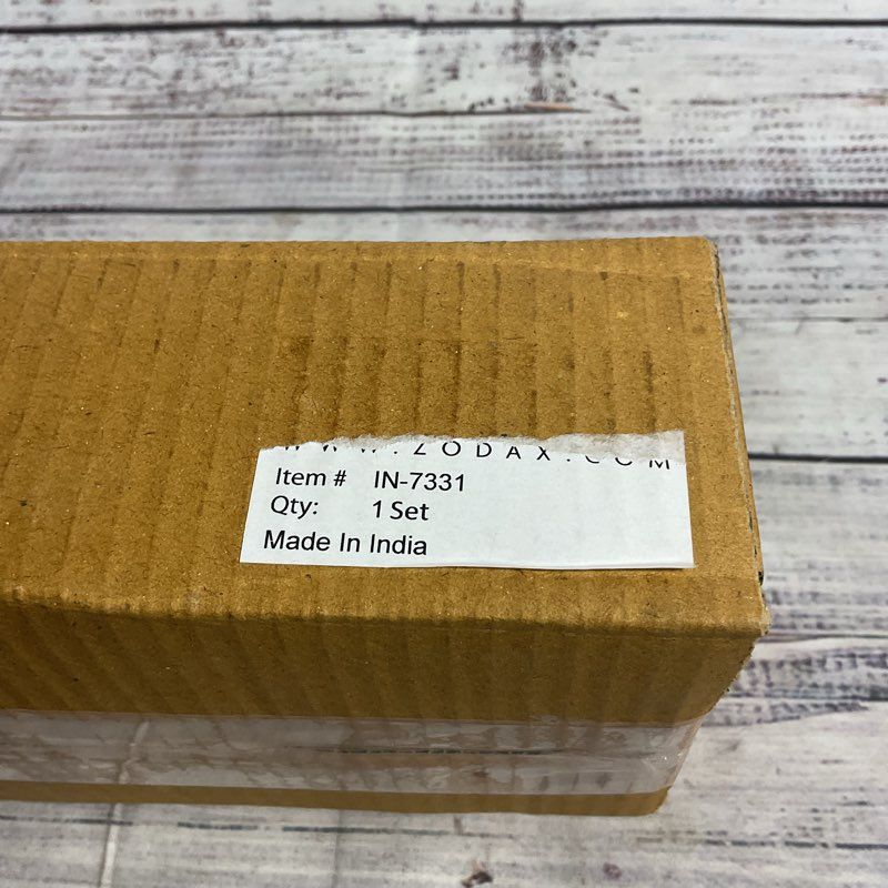 NWT Zodax Horn & Bone IN-7331 Handmade Indigenous Salad Serving Utensil 2 Pc Set