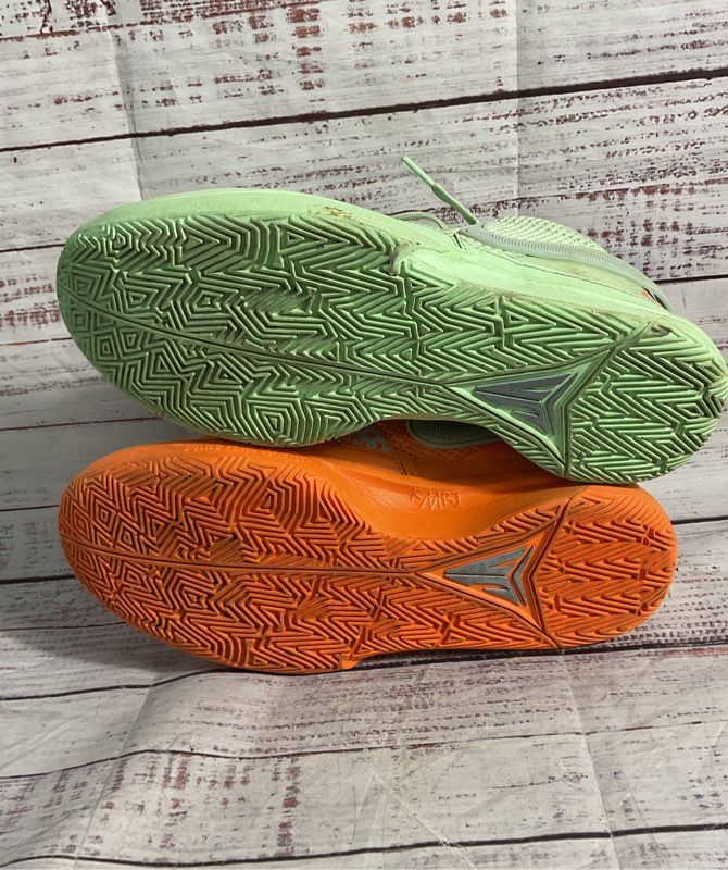 Nike JA 1 'Mismatched' Men's-FQ4796-800 Size 9 Green & Mandarin