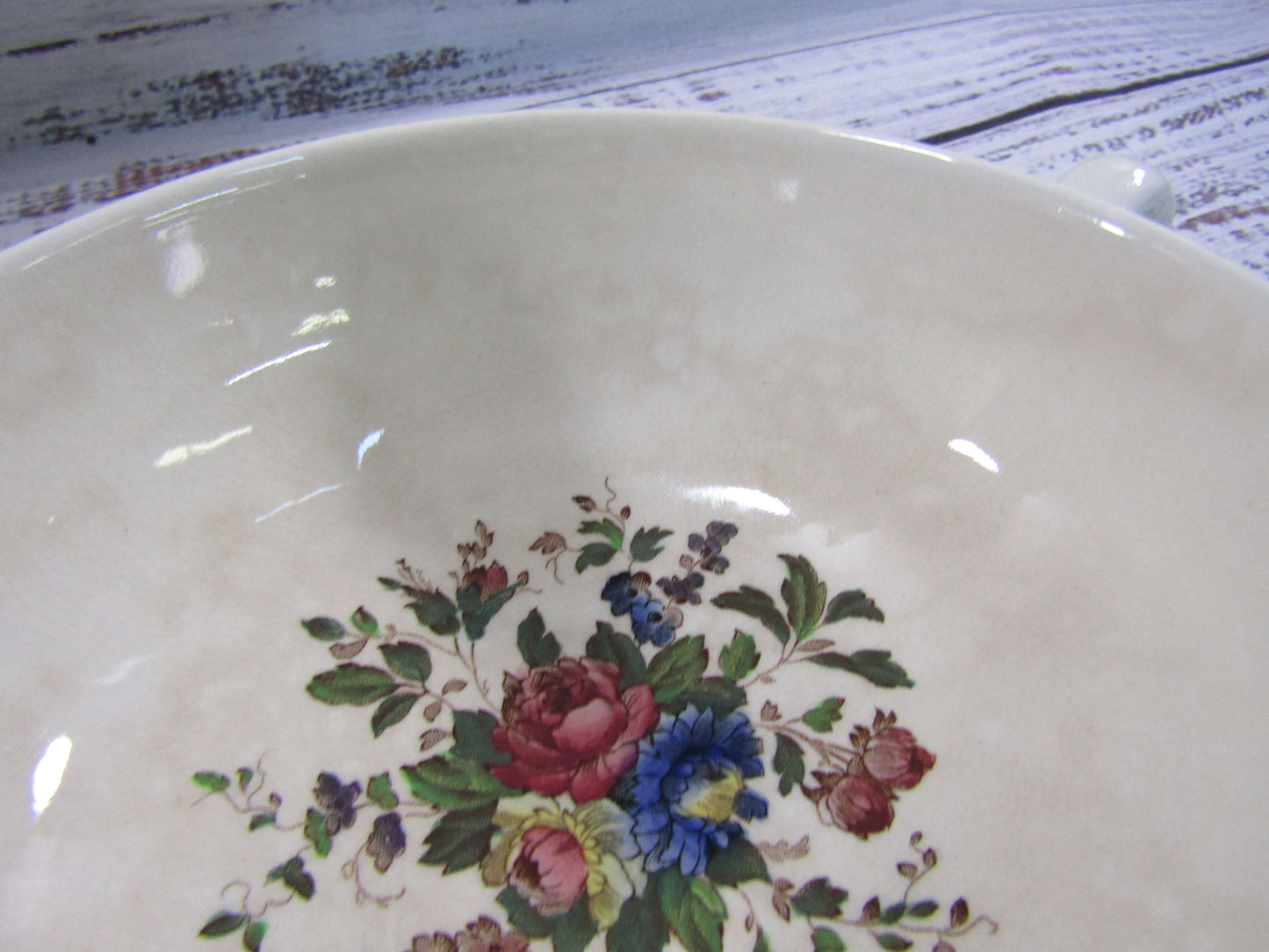 Wedgwood Conway Floral Cream Soup Bowl Made in England Set of 10